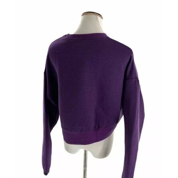 Nike City Ready Fleece Sweatshirt Womens M Swoosh Cropped Pullover Sporty NWT - Picture 5 of 8